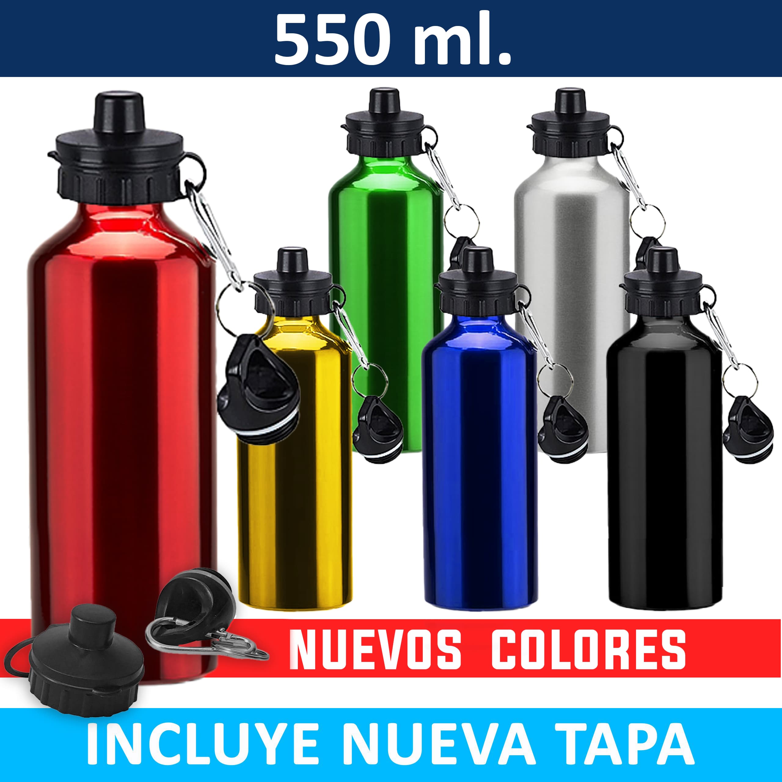Botella Deportiva Aluminio M51 - imagen 2