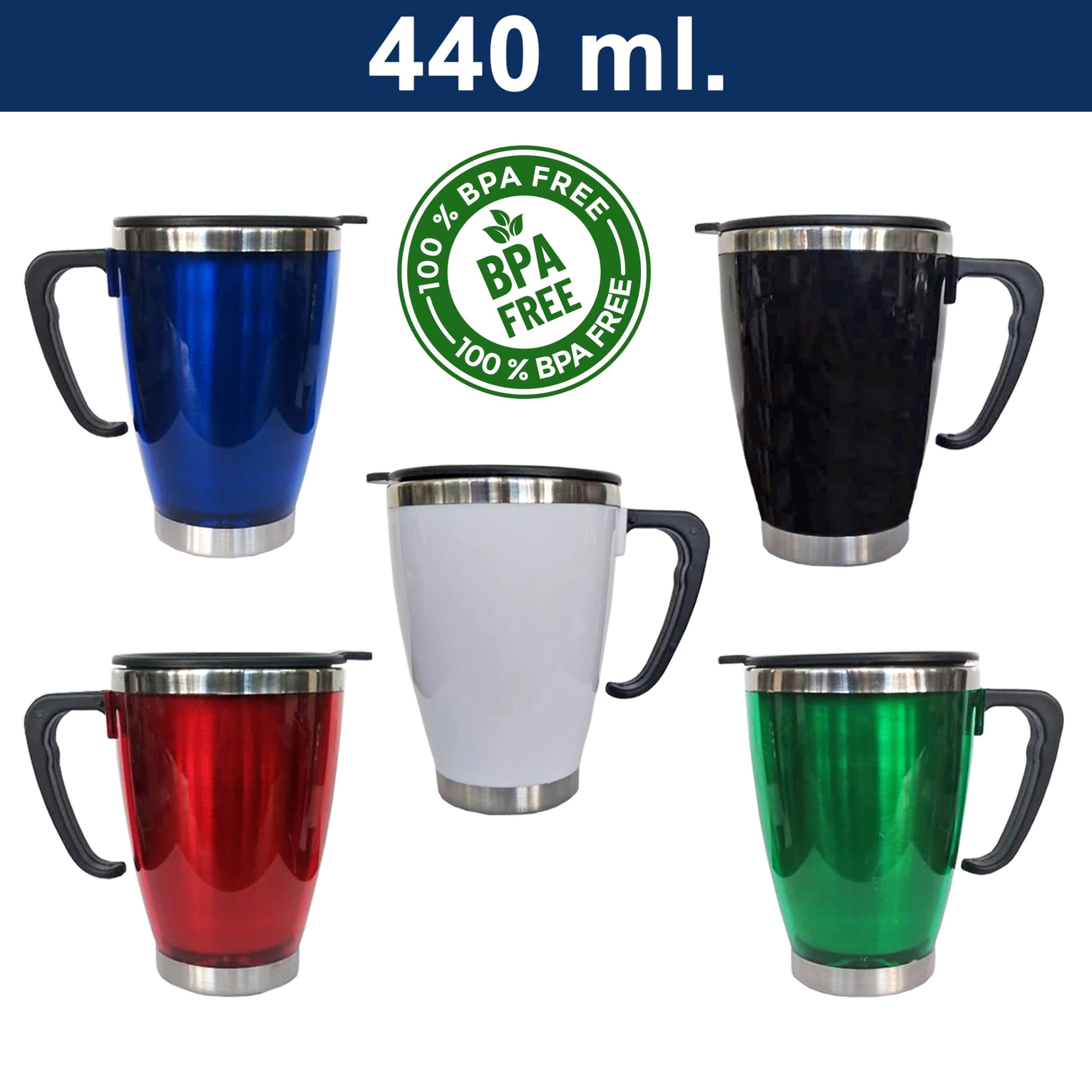 Mug Térmico Cónico Acero Inoxidable PVC M29