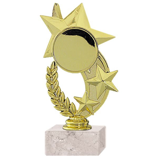 Trofeo plástico Estrella Curva RP-8909