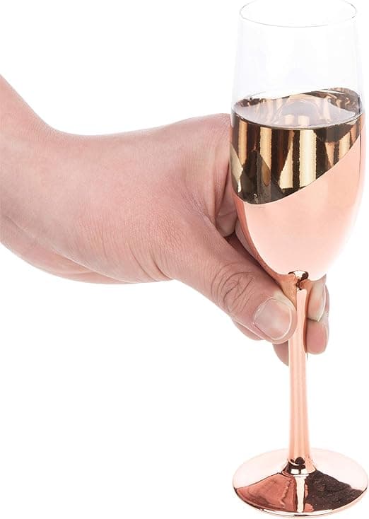 Set de 4 Copas Champagne Encobrizadas M85 - imagen 11