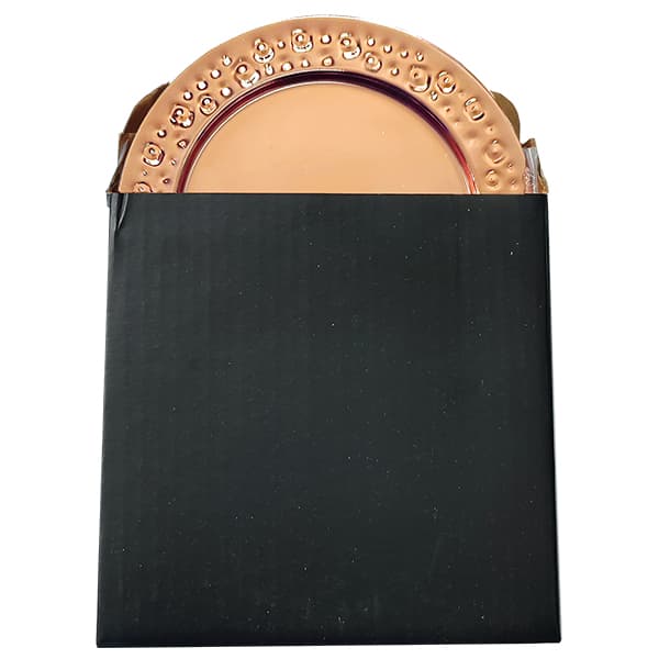 Set De 2 Posavasos Encobrizados Martillado M112 - imagen 2