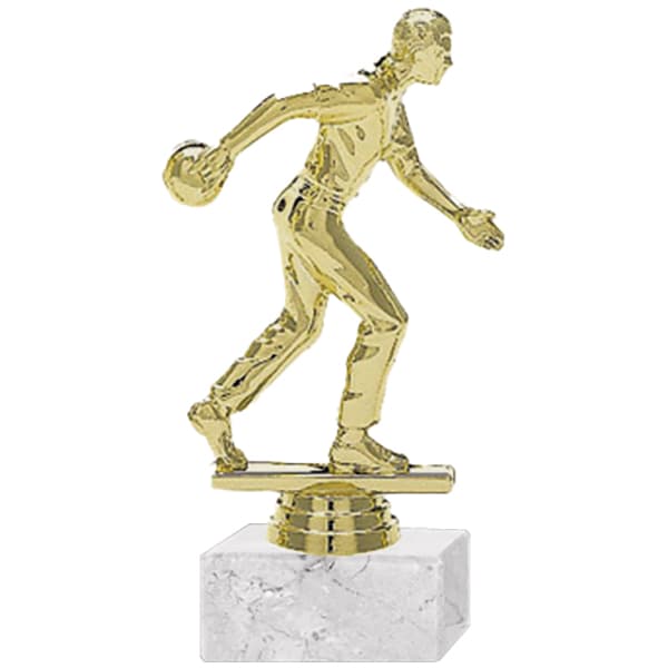 Trofeo Plástico Bocha Masculino Pequeño