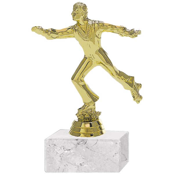Trofeo Plástico Patín Rueda Artístico Masculino