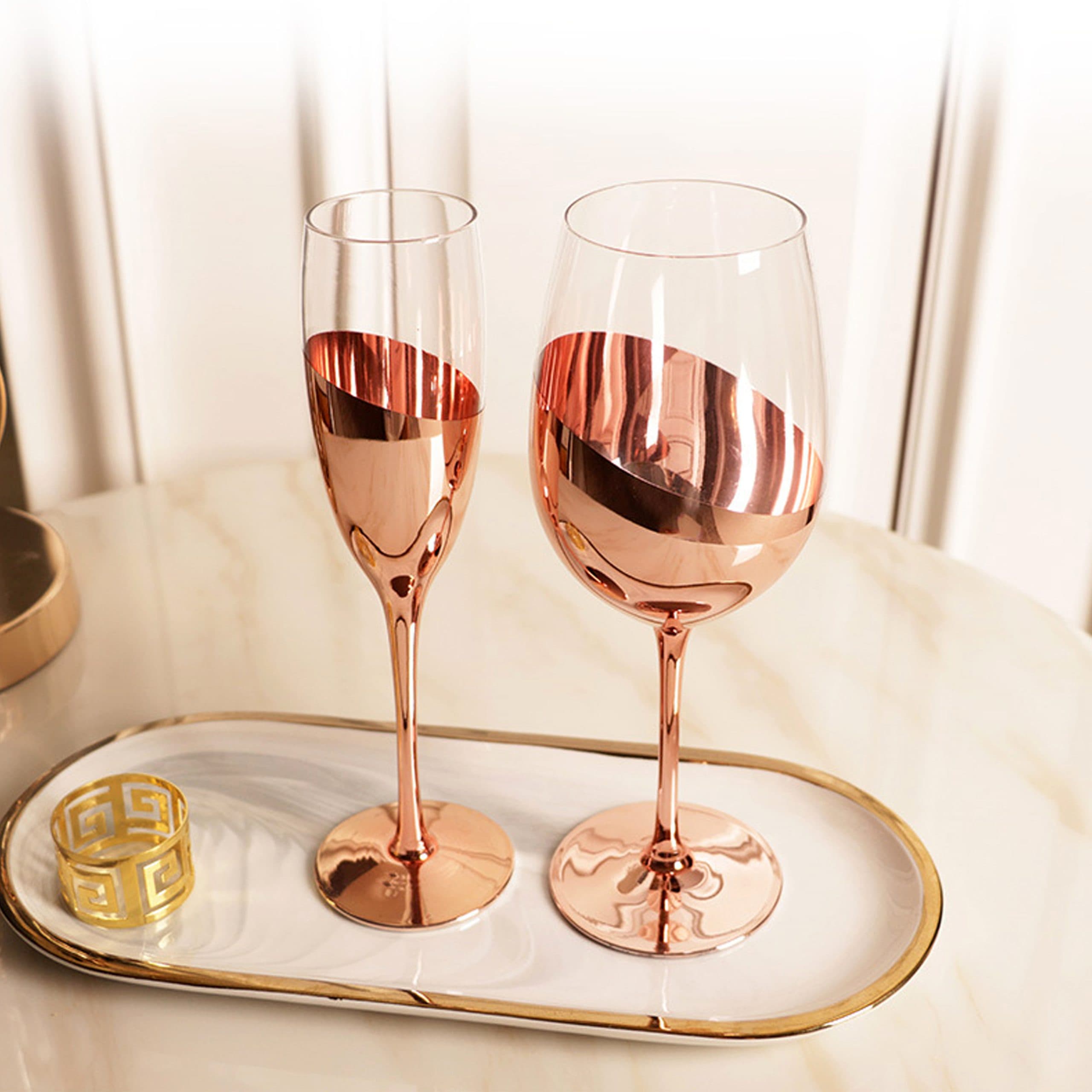 Set de 2 Copas de Vino Encobrizadas M86 - imagen 9