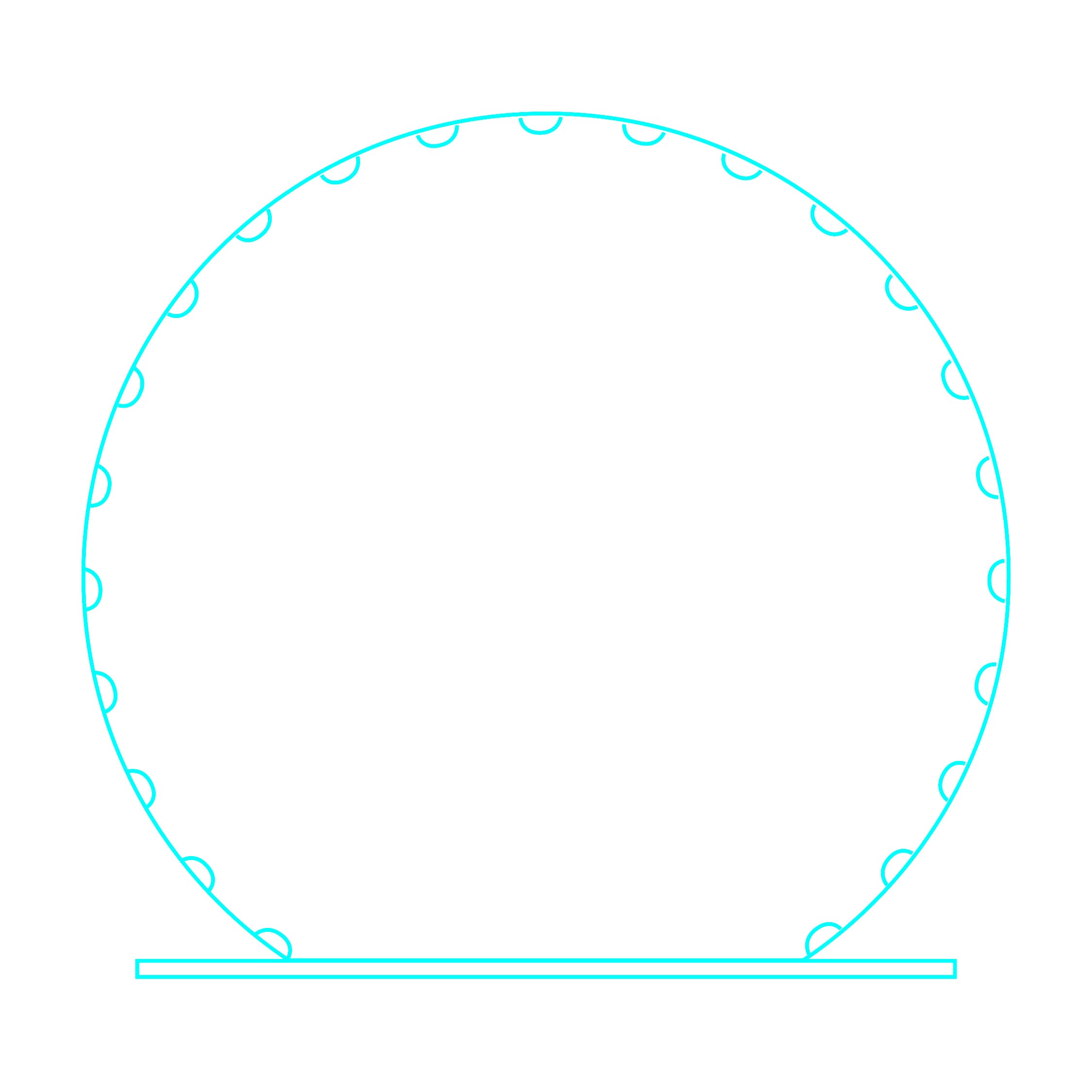 Galvano Cristal Circular 2377 - imagen 4