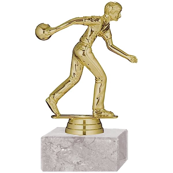 Trofeo Plástico Bowling Masculino Grande