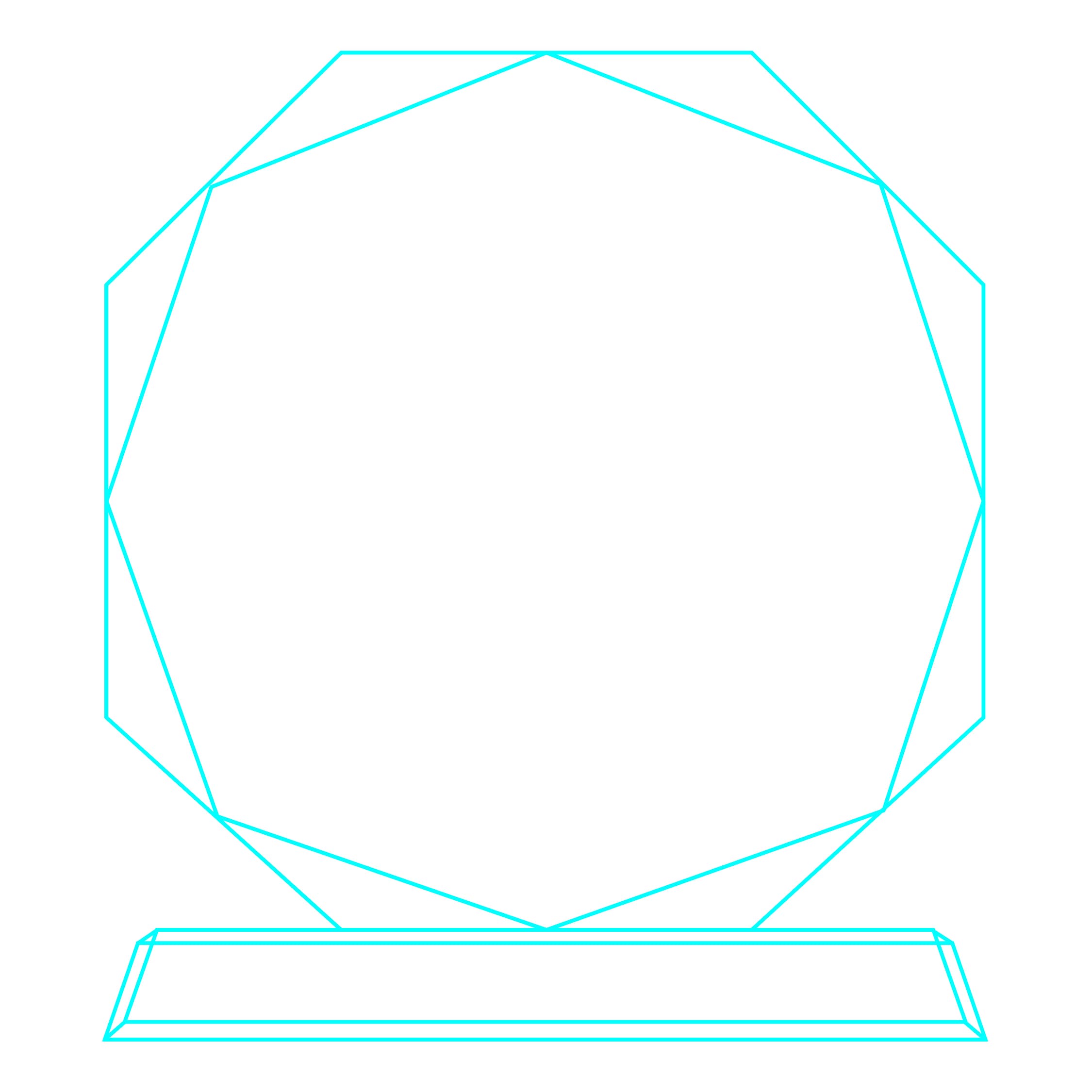 Galvano Cristal Octagonal 5105 - imagen 5