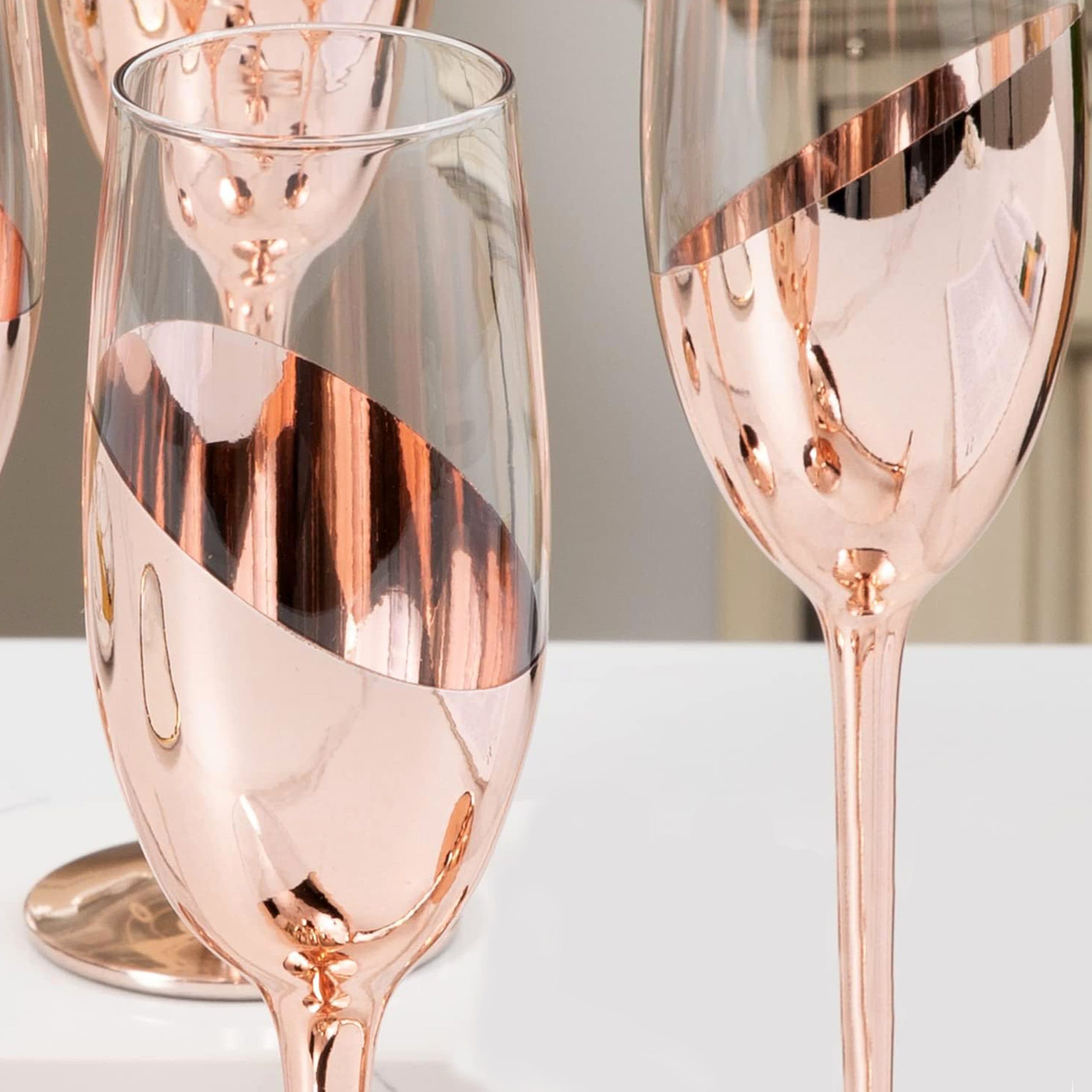 Set de 2 Copas Champagne Encobrizadas M84 - imagen 9