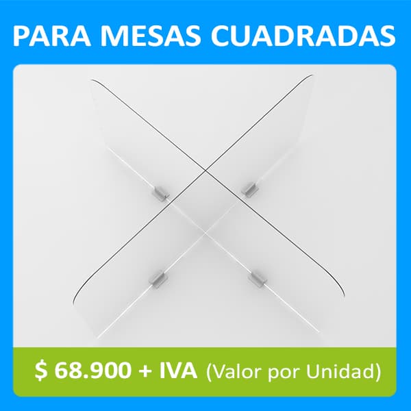 Acrílico Para Mesa Cuadrada - imagen 3