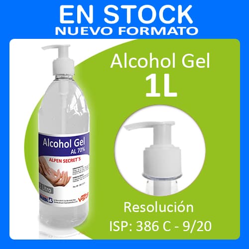 Alcohol Gel 1 Litro - imagen 2