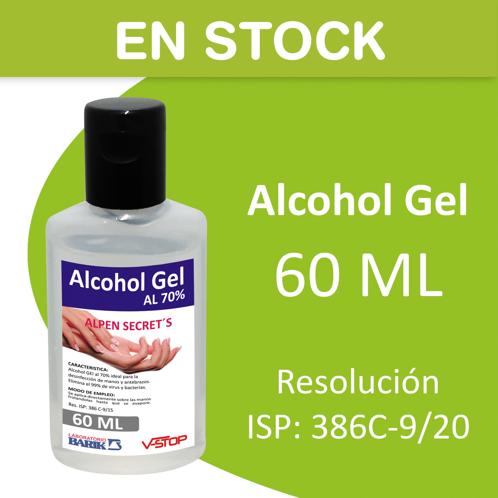 Alcohol Gel 60 ml - imagen 2
