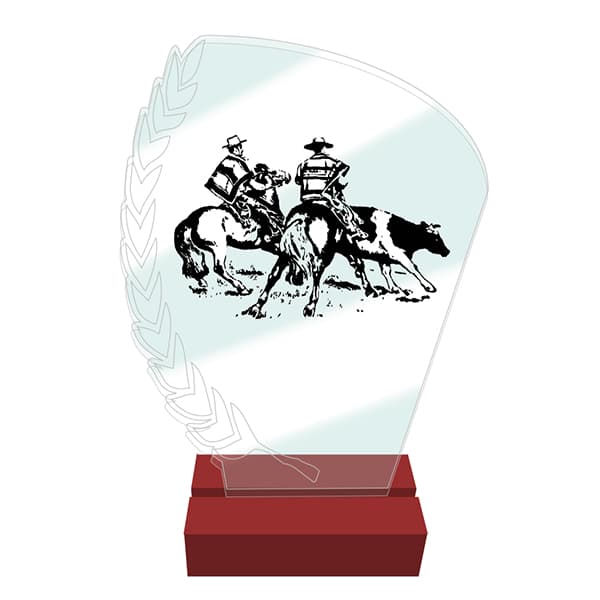 Trofeo Acrílico Laurel - imagen 2