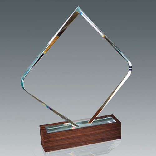 Galvano Cristal con Base de Madera BLAS 52 - imagen 2