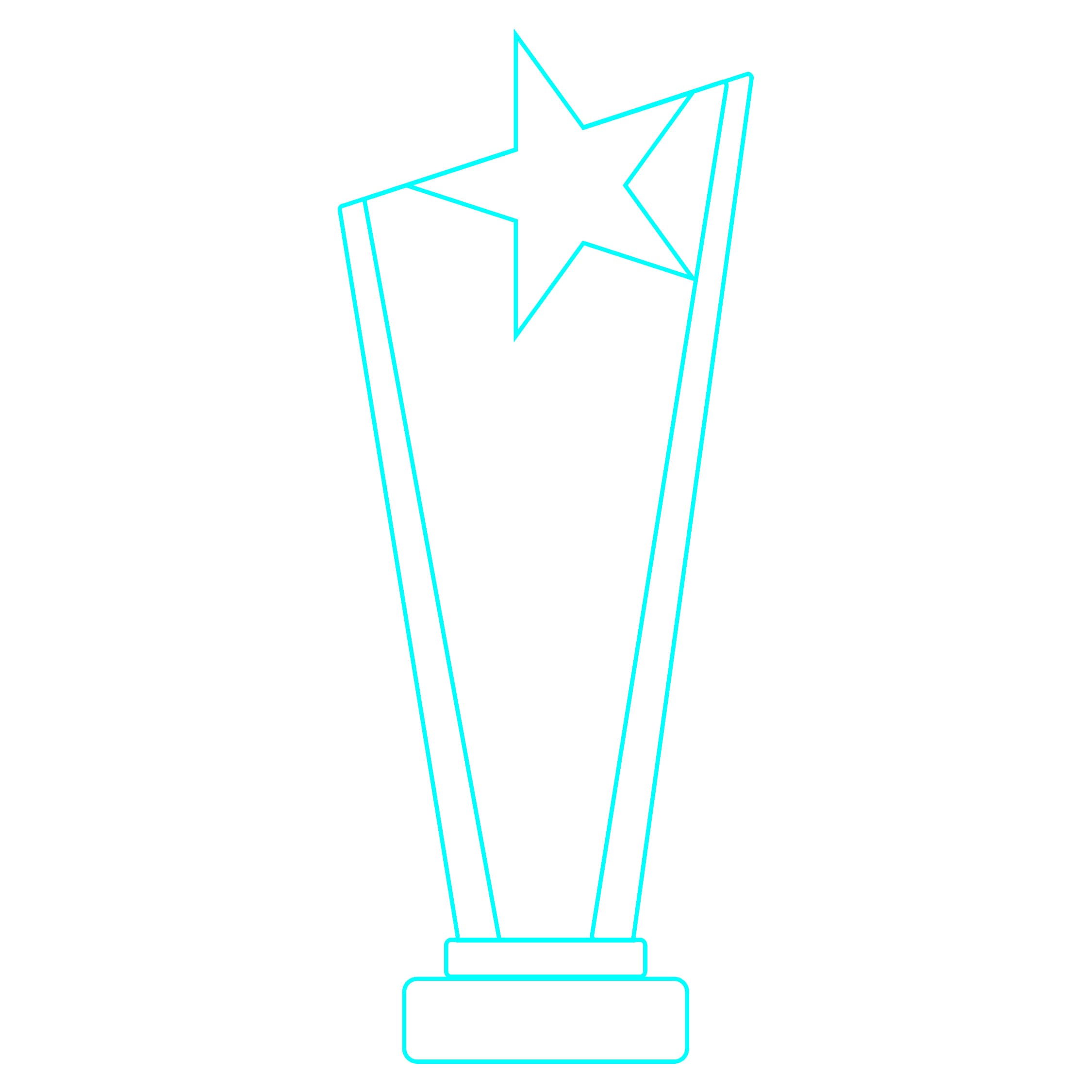 Galvano Cristal Estrella CTA 40 - imagen 5