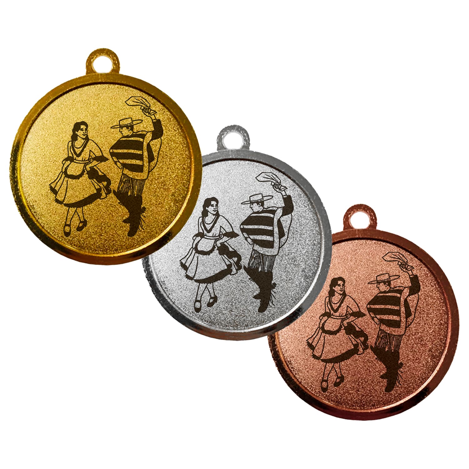 Medalla Cueca 55mm CUE55