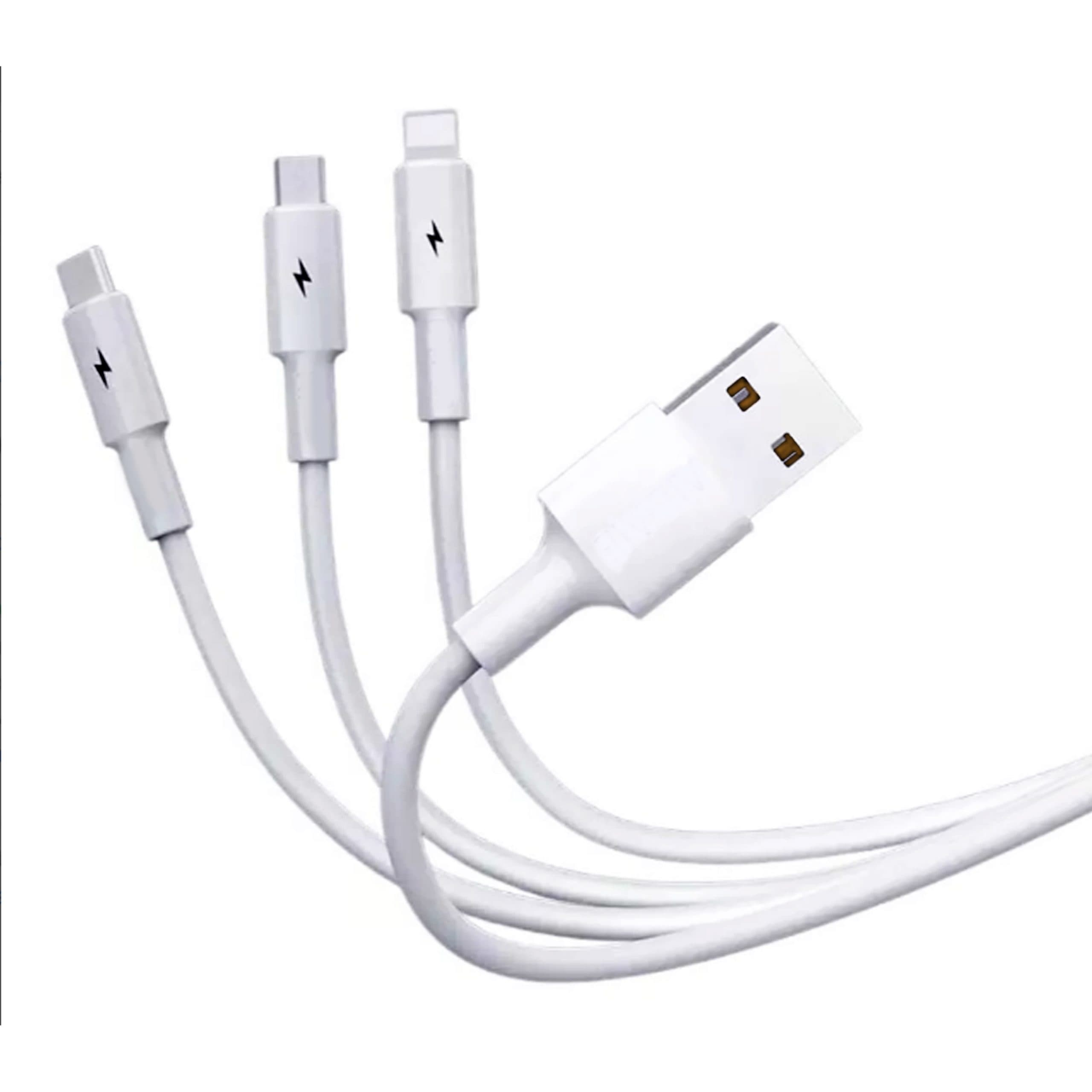 Cable Conector Multicargador Blanco T66