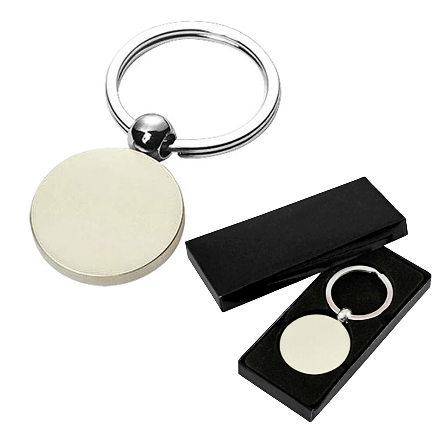 Llavero metálico redondo K6