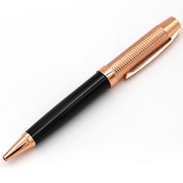 Bolígrafo Metálico Encobrizado Negro L75 - imagen 2