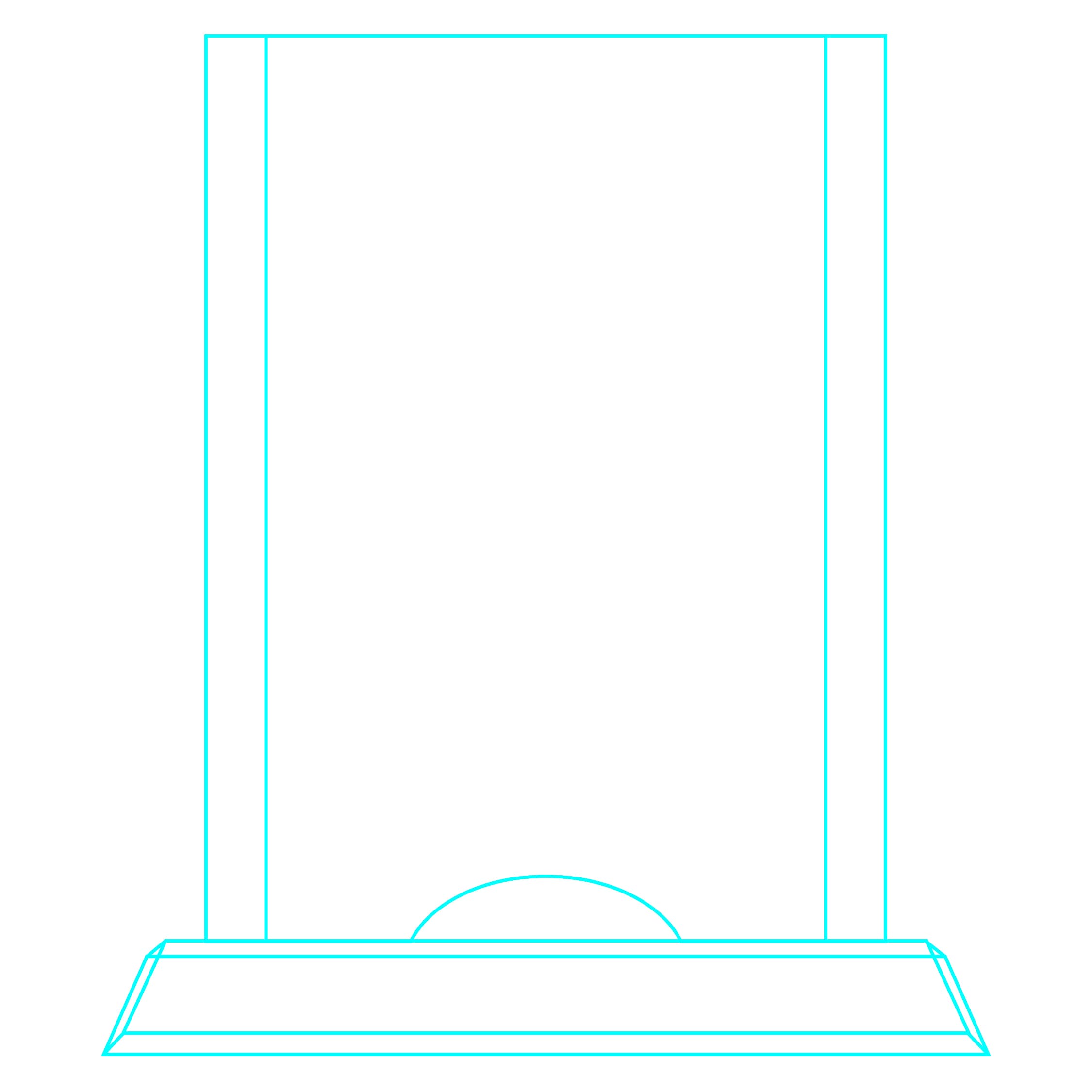 Galvano Cristal Rectangular LSA 066 - imagen 5