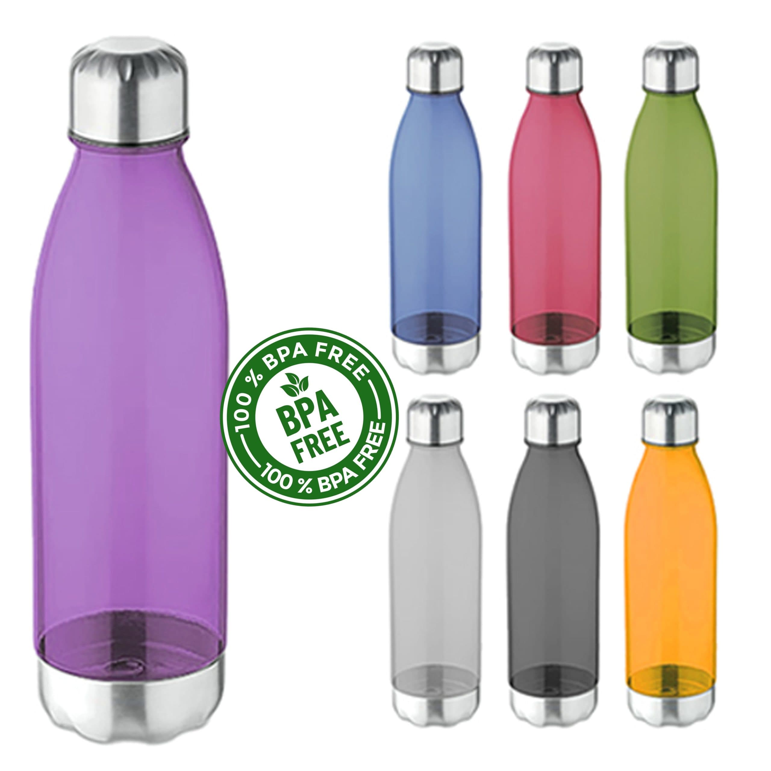 Botella Deportiva Plástica Acero Inoxidable M37