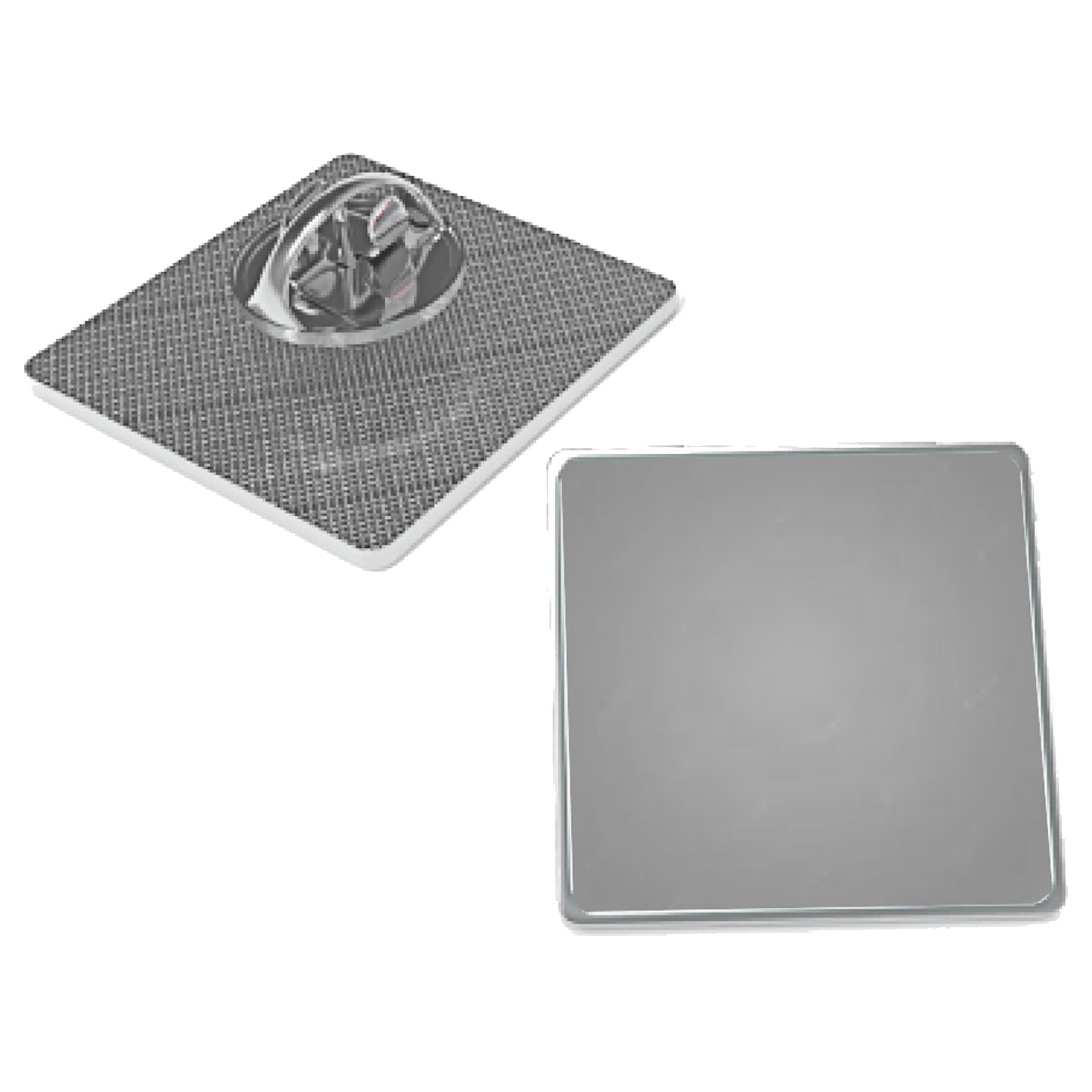 Piocha Broche Cuadrado Plateado (Pins)