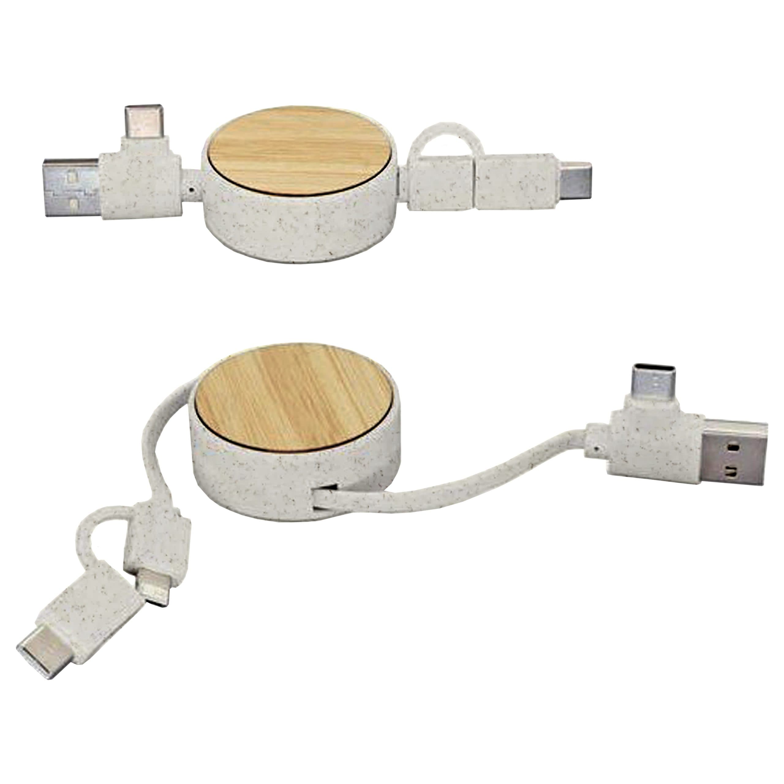 Cable Conector Multicargador Bamboo T61 - imagen 3