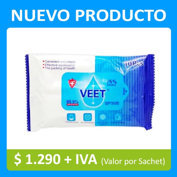 Toallas Desinfectantes con 75% Alcohol - imagen 2