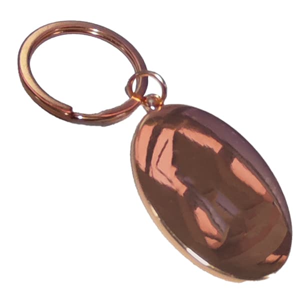 Llavero Ovalado Encobrizado Negro K60 - imagen 2