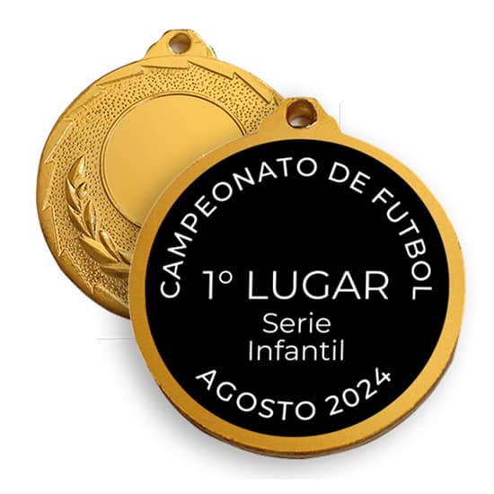 Disco Grabable Metálico para Medallas