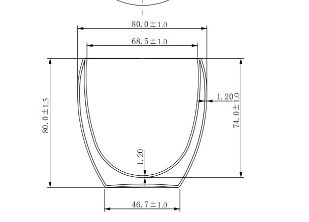 Set de 2 vasos de vidrio doble pared M5 - imagen 4