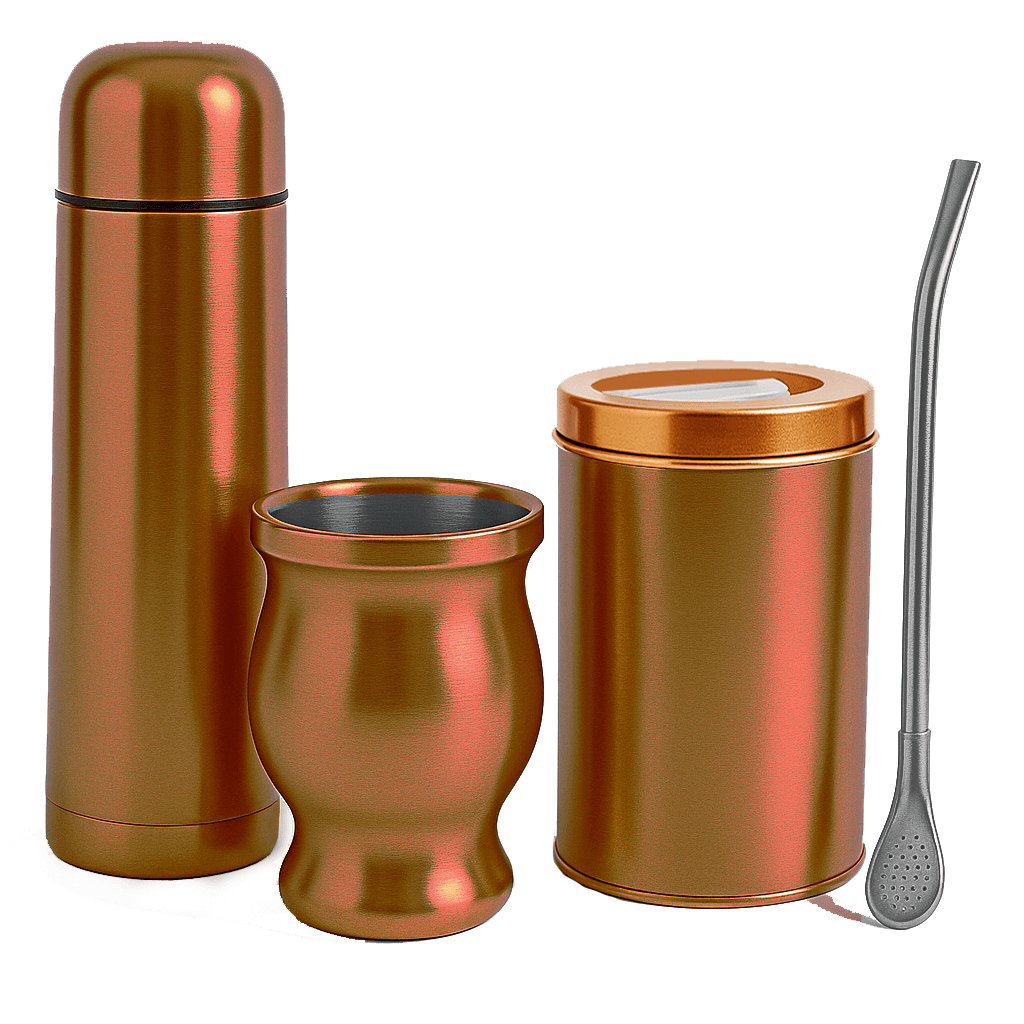 Set de Mate color Cobre con Bolso MAT01 - imagen 3