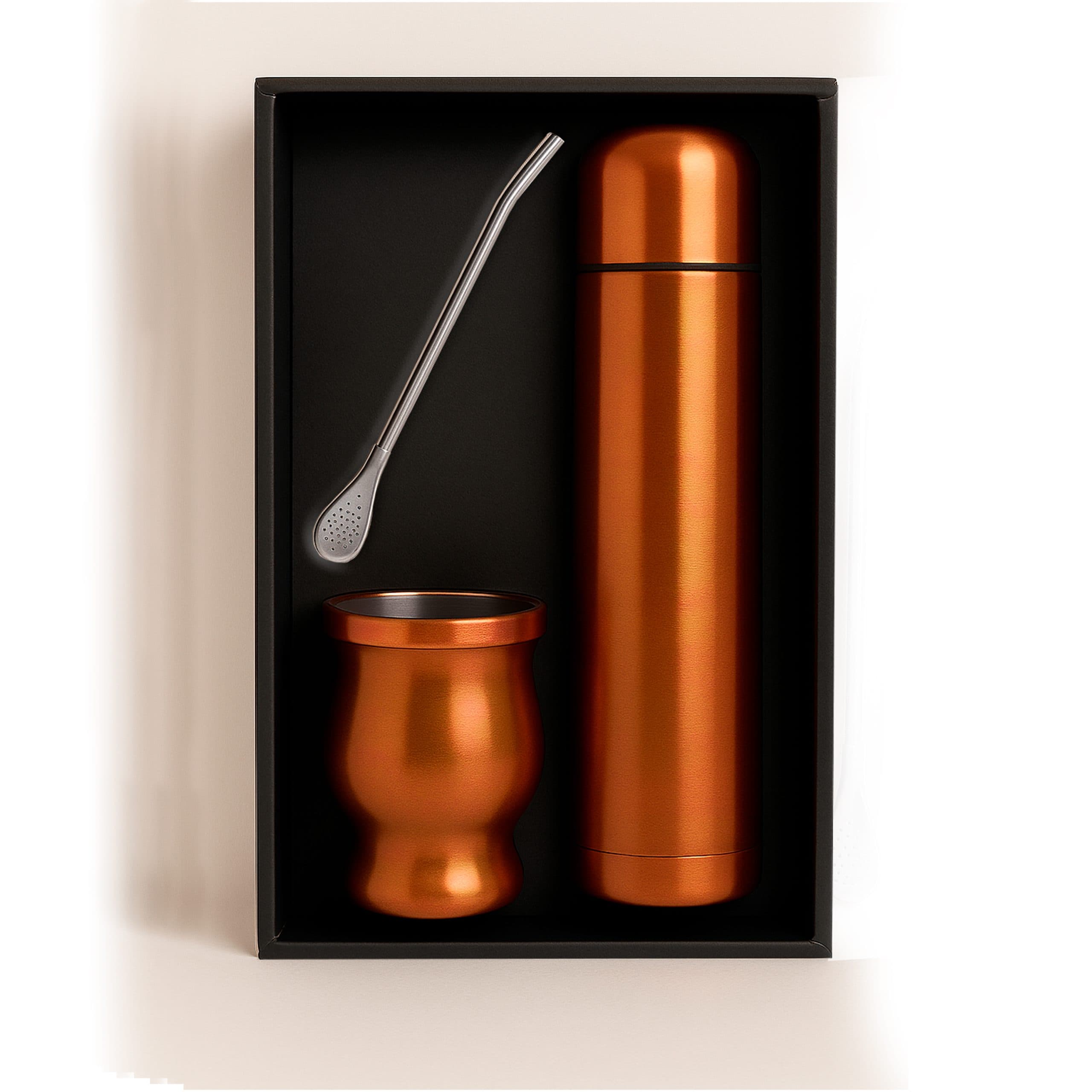 Set de Mate color Cobre con Bolso MAT04