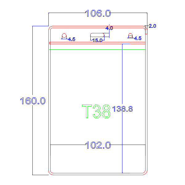PORTACREDENCIAL PVC MOD. T38 - imagen 2