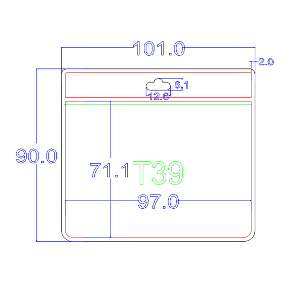 PORTACREDENCIAL PVC MOD. T39 - imagen 2