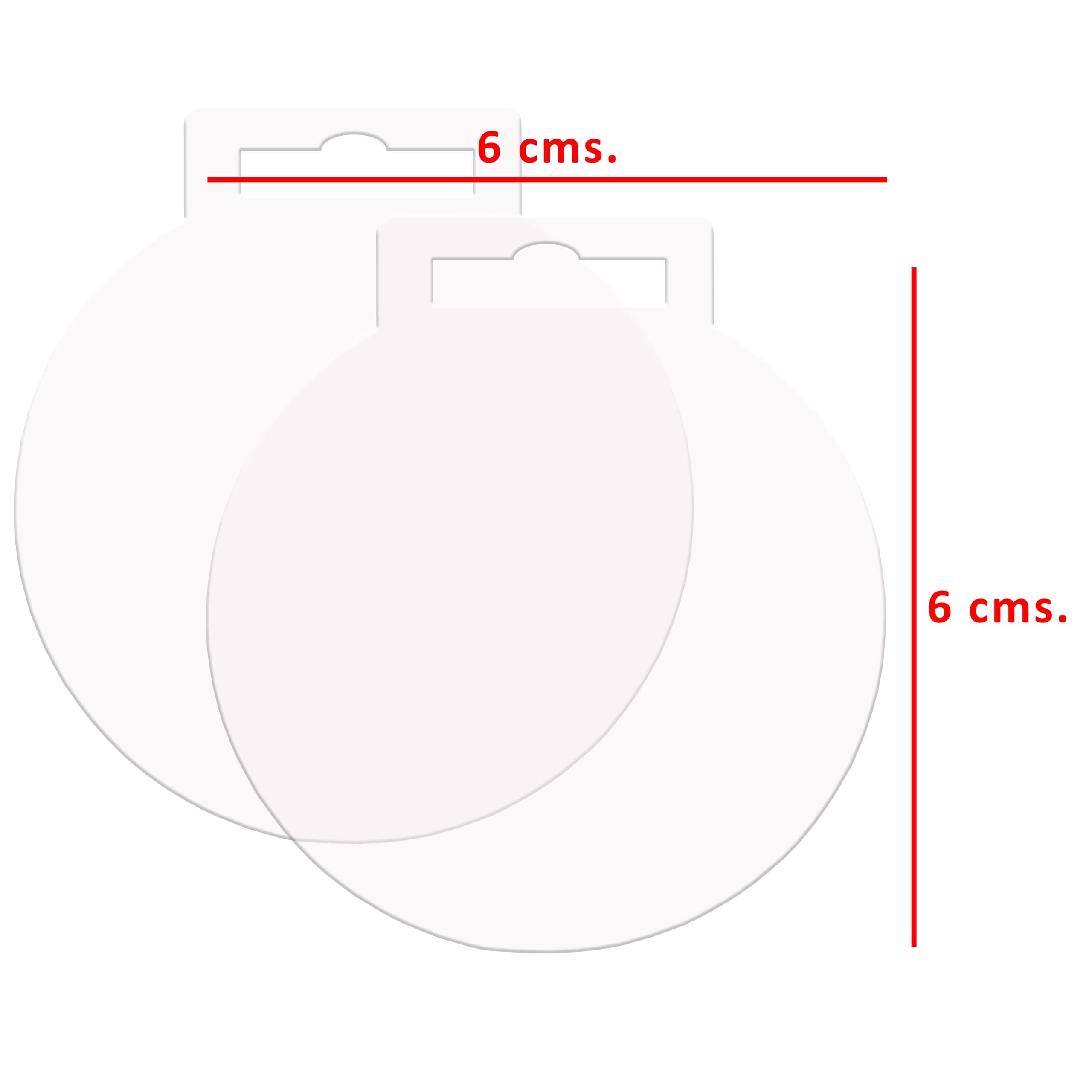 Medalla Acrílico Transparente MD150