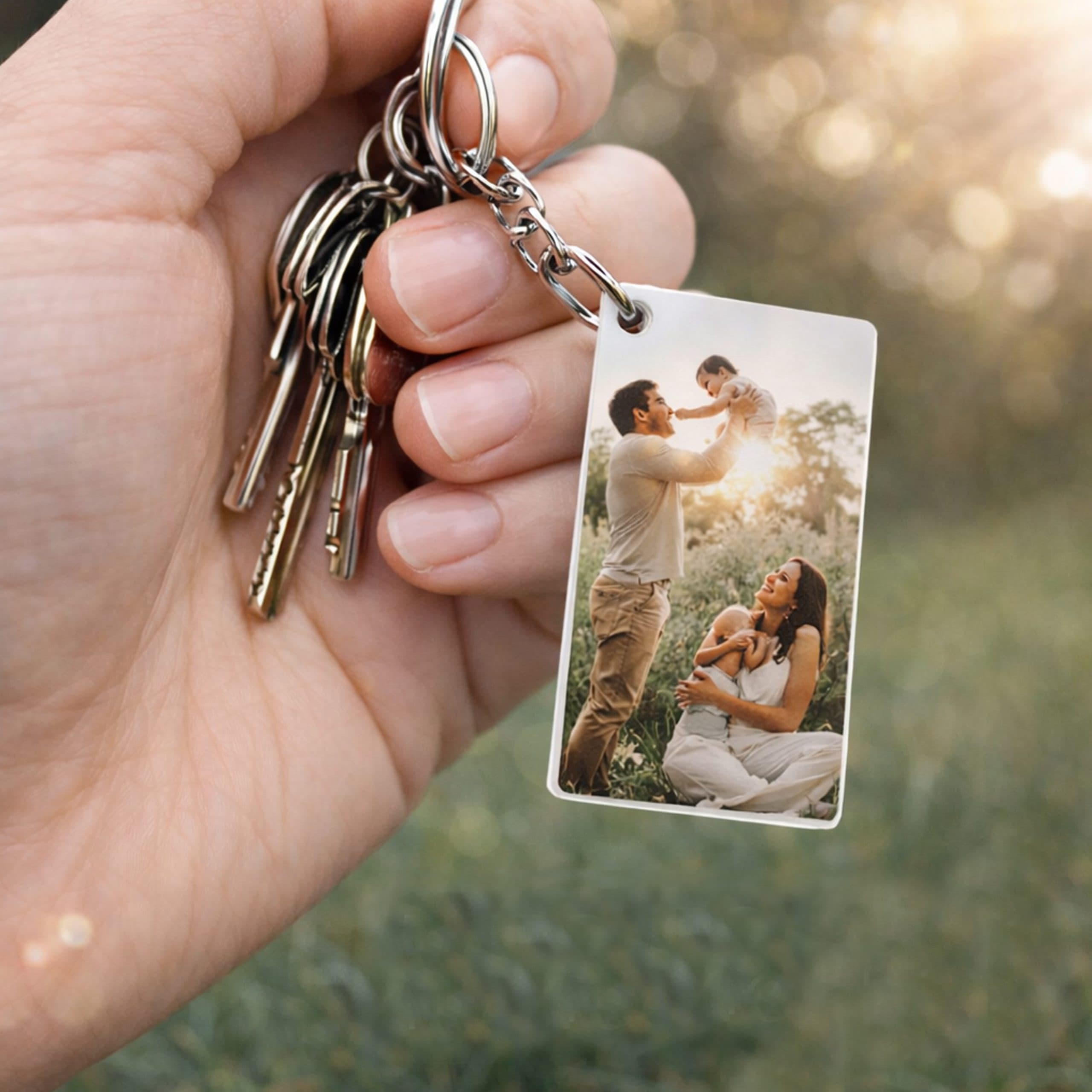 Llavero Acrílico Sublimable Rectangular NI25 - imagen 2