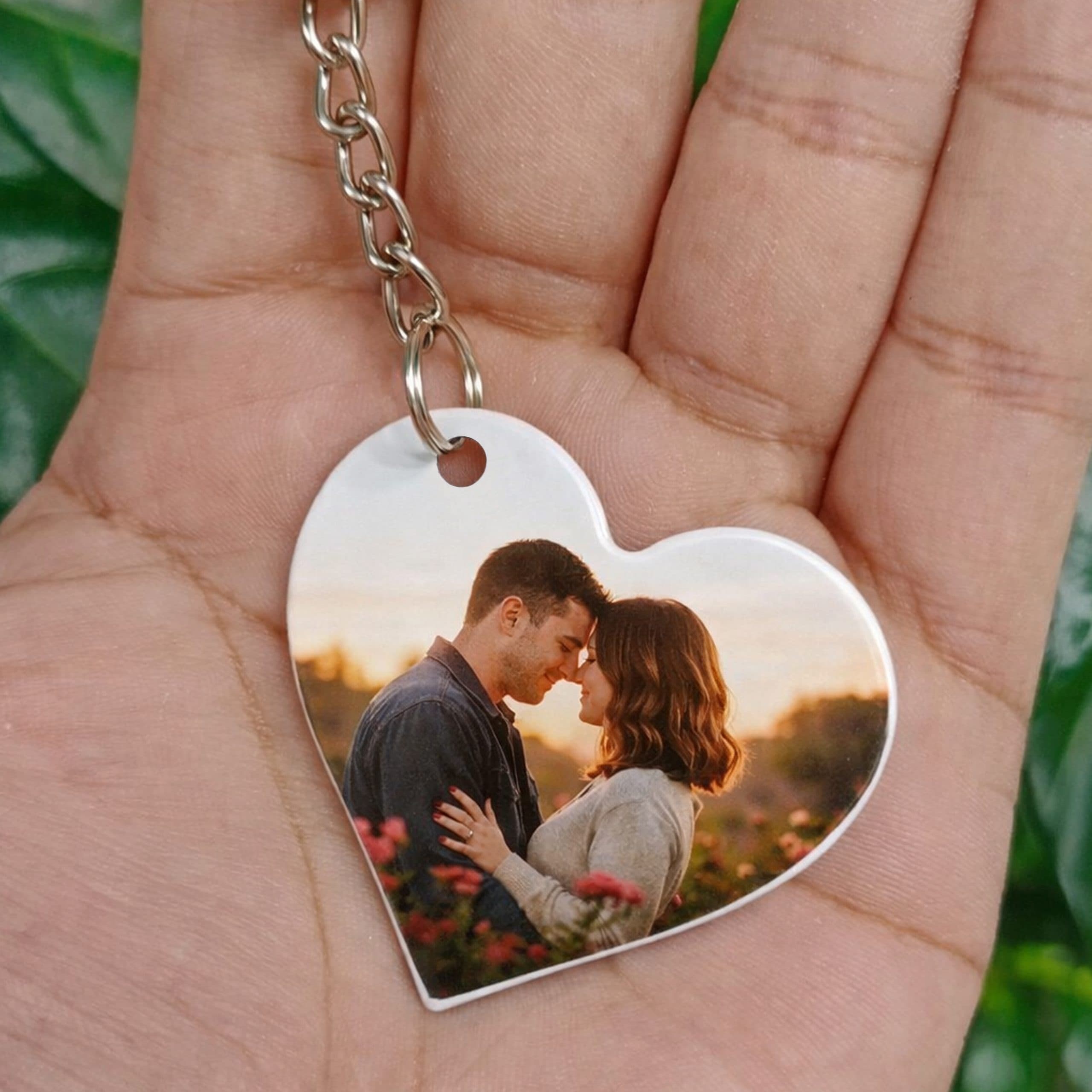 Llavero Acrílico Sublimable Corazón NI35 - imagen 2