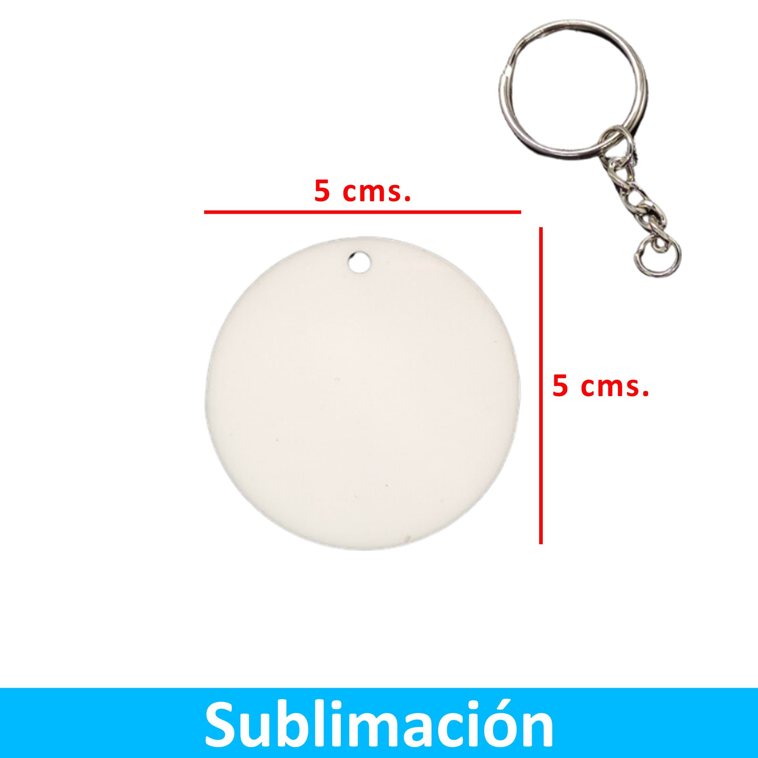 Llavero Acrílico Sublimable Redondo NI45