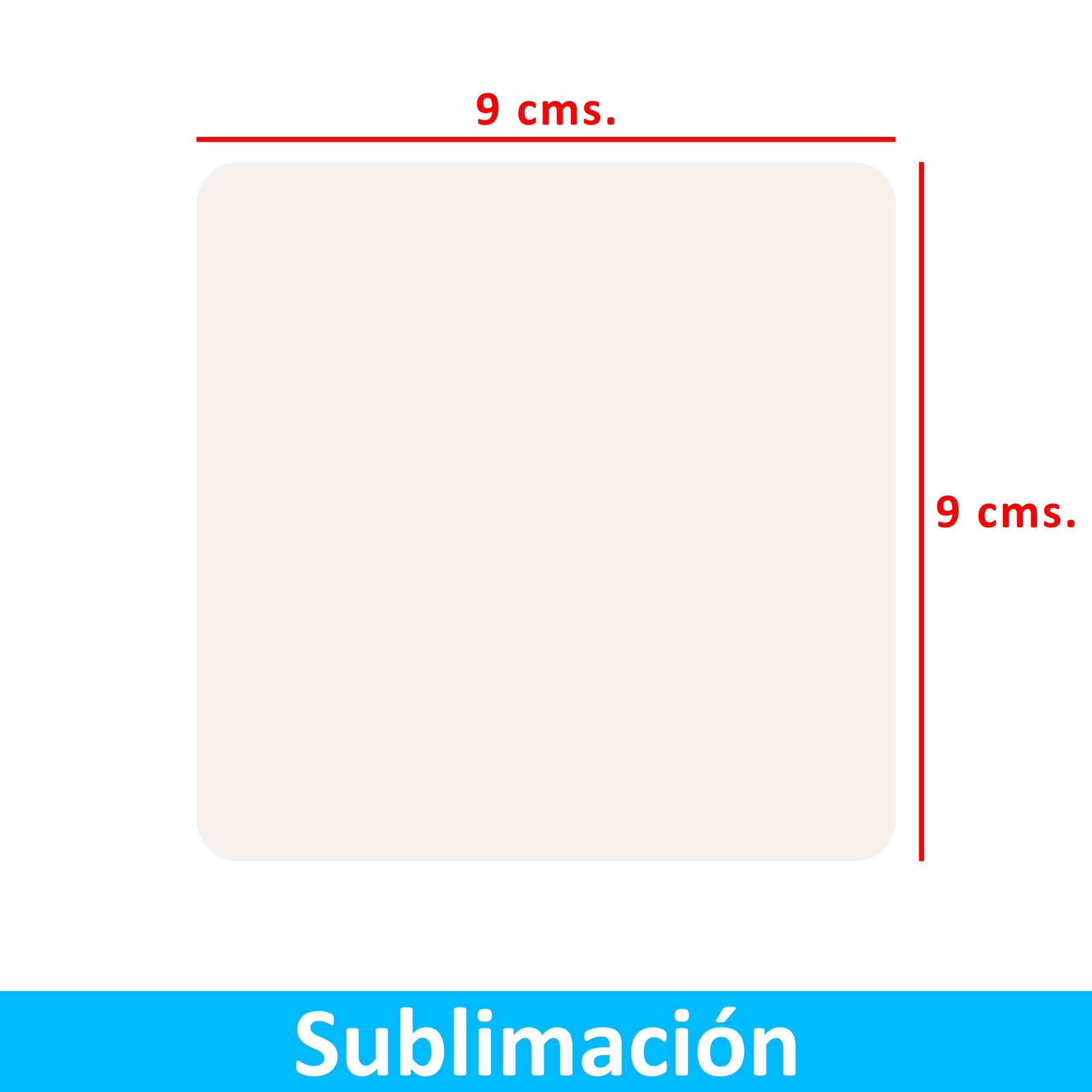 Posavaso Acrílico Sublimable Cuadrado PO10