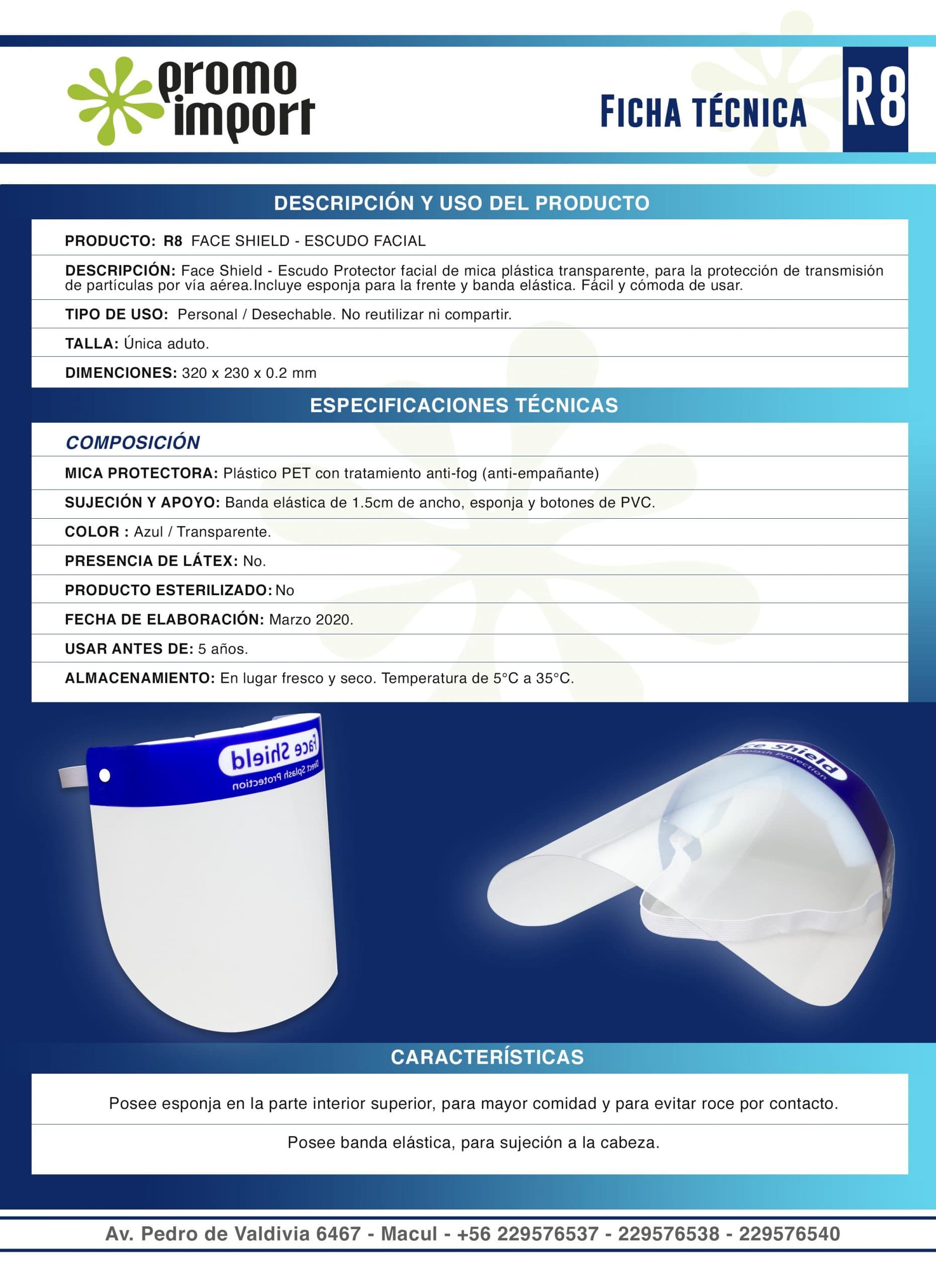 Set de 10 Face Shield – Escudo Facial - imagen 10