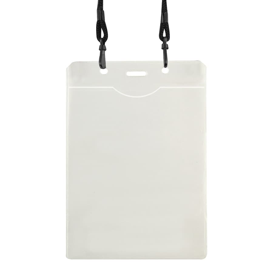 Porta-Credencial con Colgador Negro - imagen 2