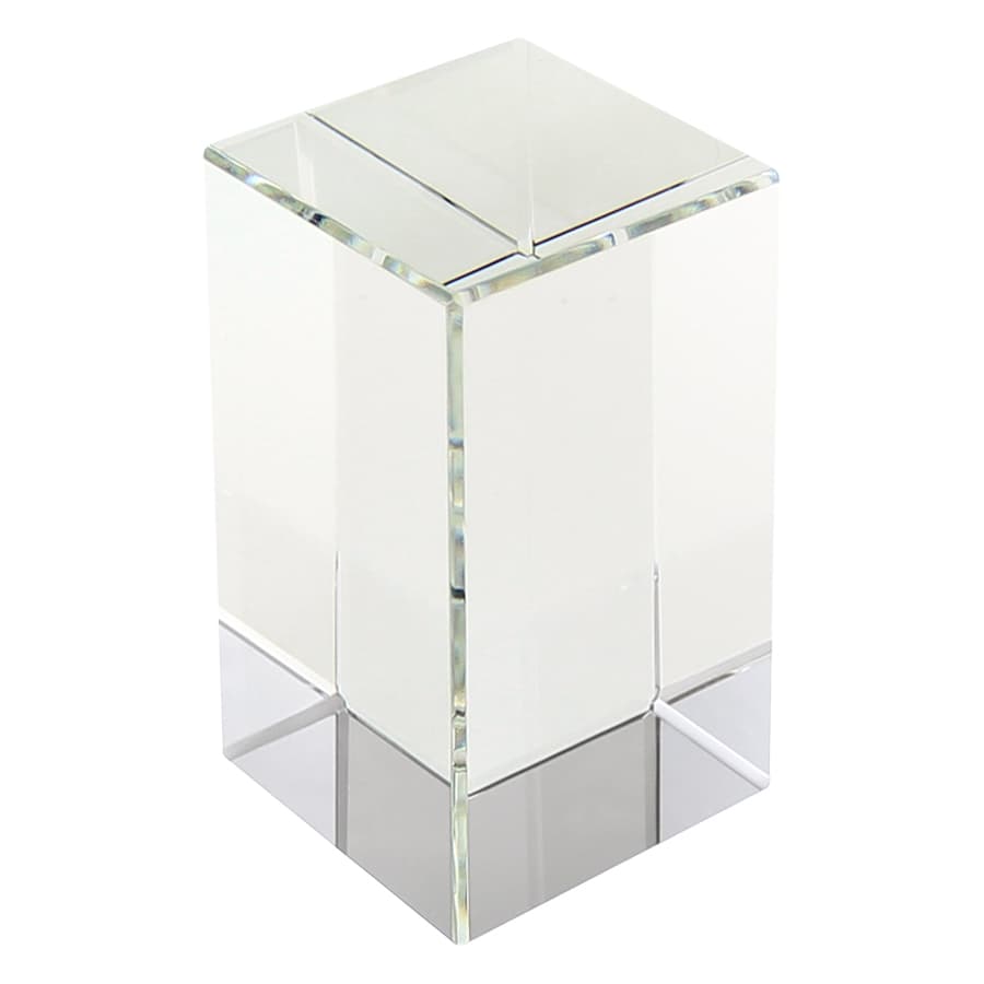 Trofeo Galvano Bloque Cristal Solid