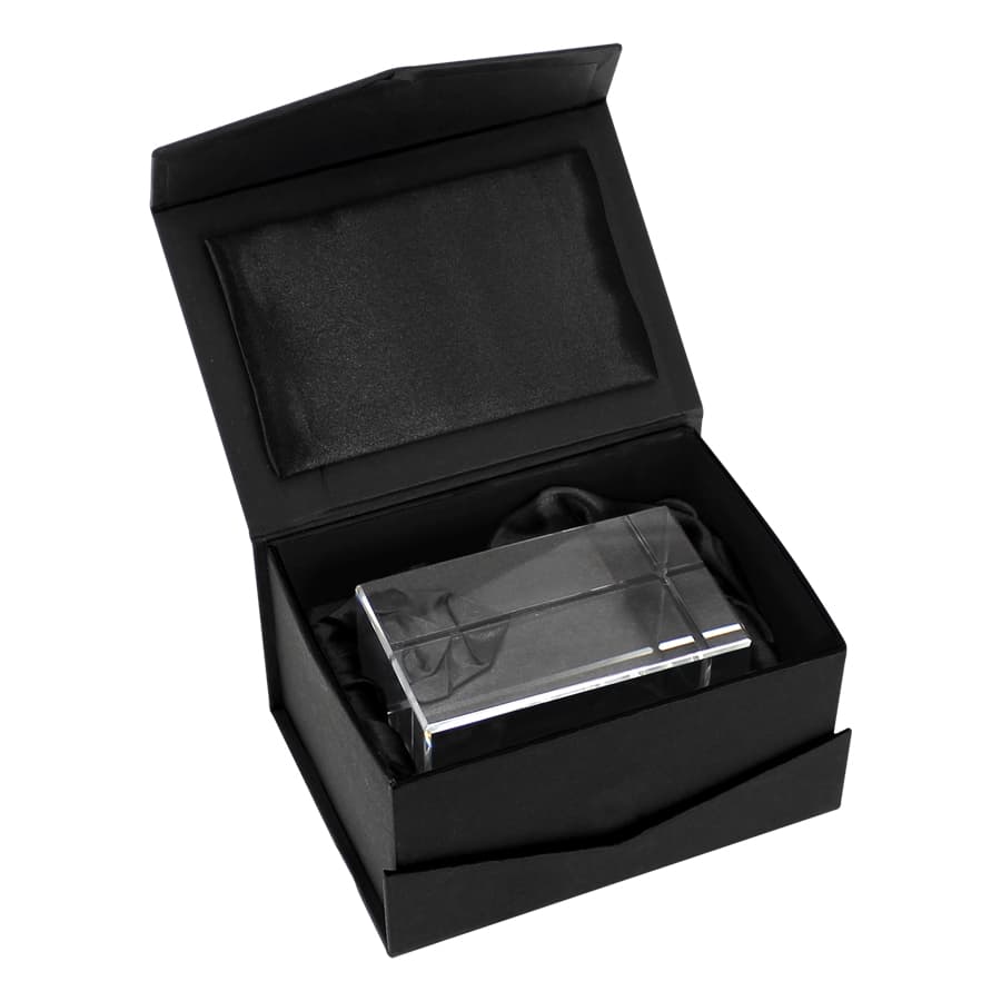 Trofeo Galvano Bloque Cristal Solid - imagen 2