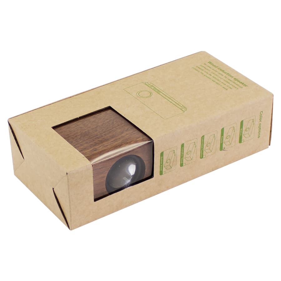 Parlante Grande Inducción Madera Nogal - imagen 6