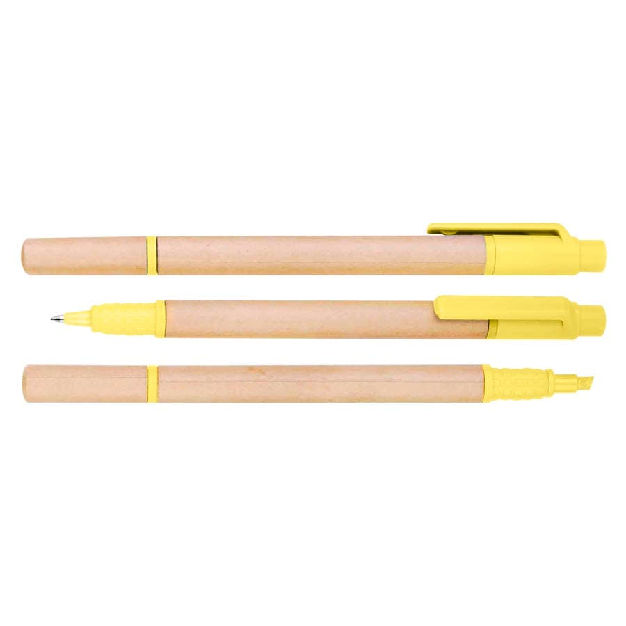 Bolígrafo Ecológico con Destacador - imagen 5