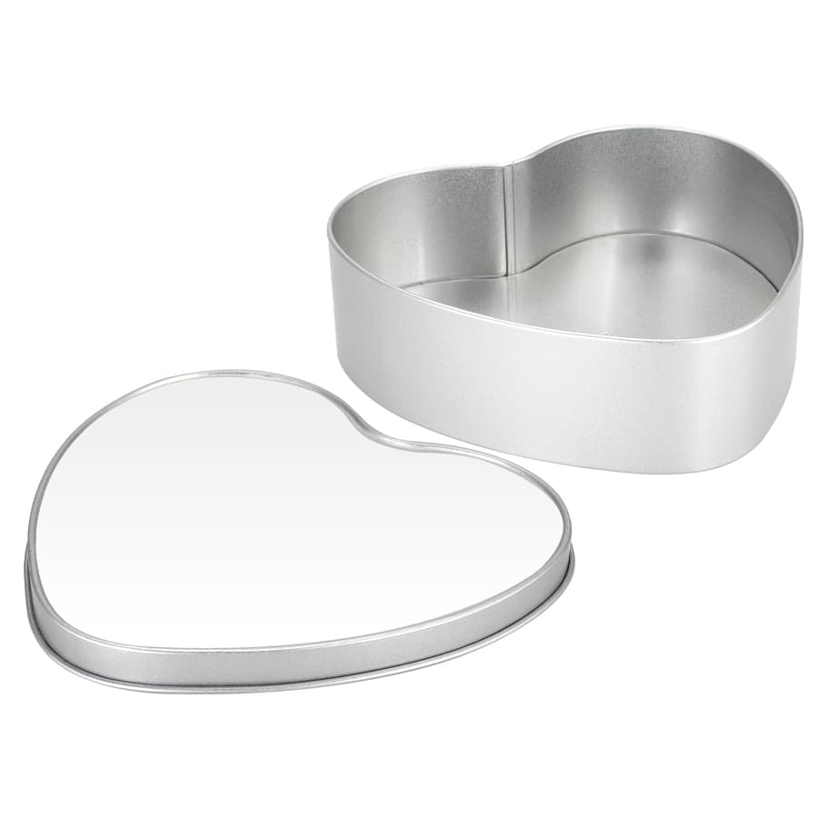 Caja Metálica Corazón Sublimación - imagen 4