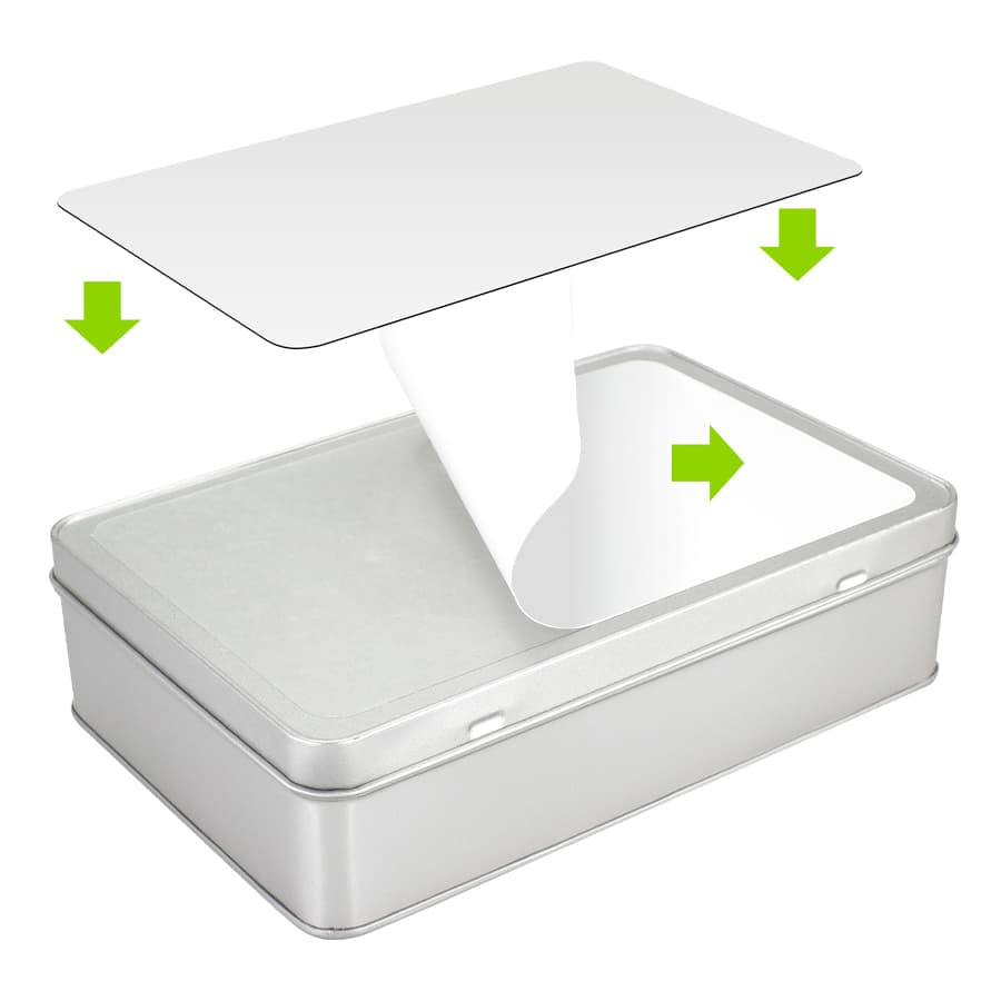 Caja Metálica Rectangular Sublimación - imagen 3