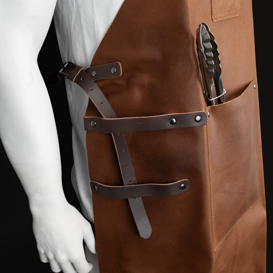 Set Asador de Cuero de Búfalo - imagen 4