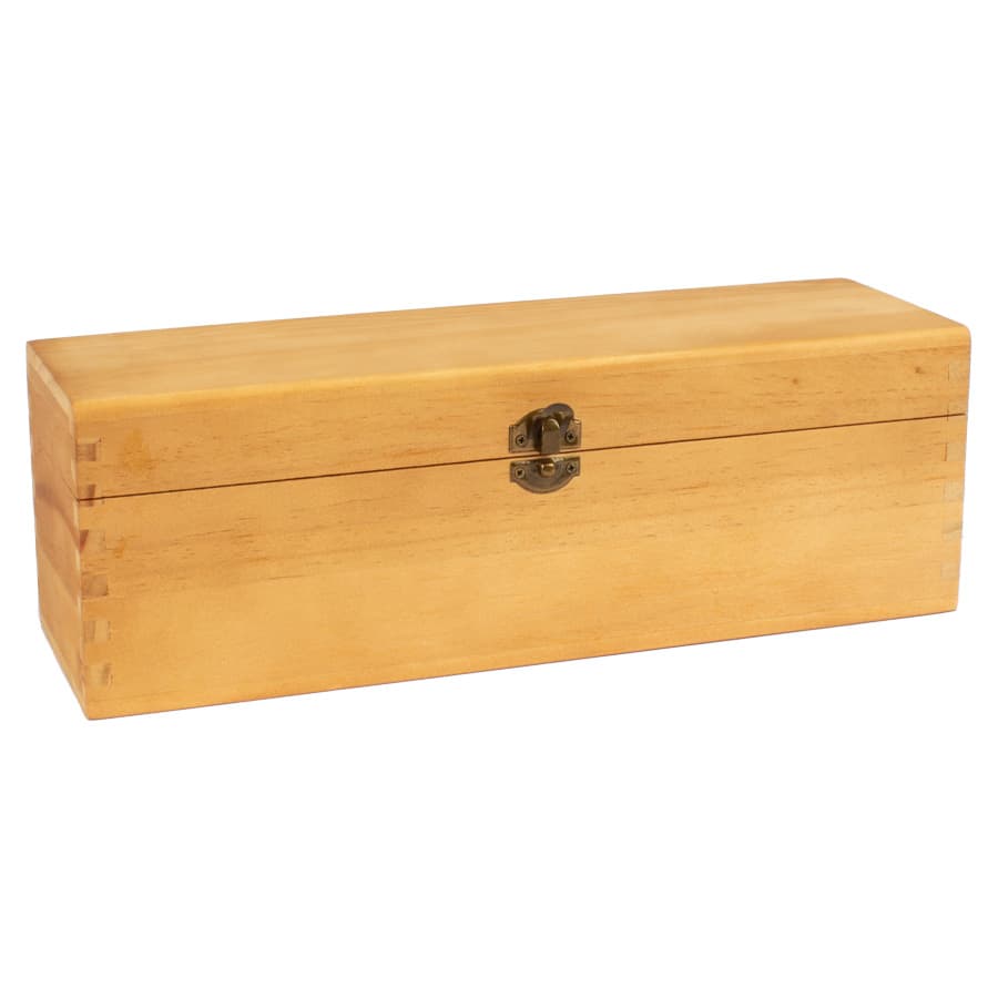 Caja de Madera Natural para Vino - imagen 8