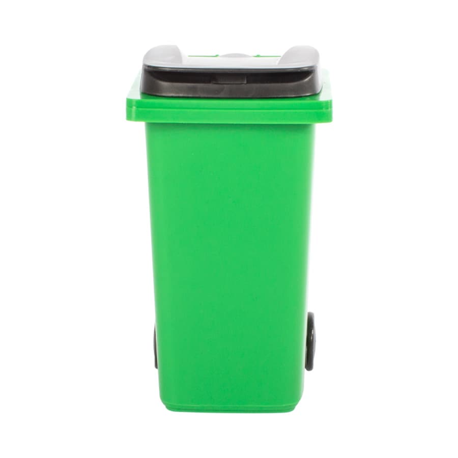 Mini Basurero Verde de Sobremesa - imagen 3